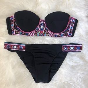 Mara Hoffman Mirror Embellished Bikini